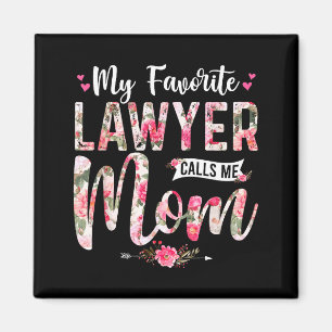 Aimant Mon avocat préféré m'appelle maman joyeuse fête de