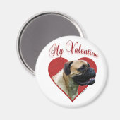 Aimant Mon Bullmastiff Valentine (Recto/Verso)