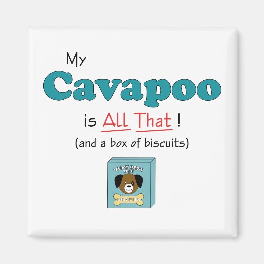Aimant Mon Cavapoo c'est tout ça ! (Devant)