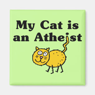 Aimant Mon Chat Est Un Athée