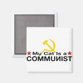 Aimant Mon chat est un COMMUNISTE (Recto/Verso)