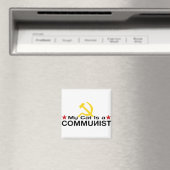 Aimant Mon chat est un COMMUNISTE (In Situ (Lave-vaisselle))