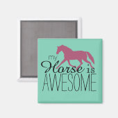 Aimant Mon Cheval Est Un Équestre Magnifique (Recto/Verso)