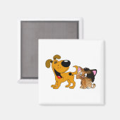 Aimant Mon Chien Aime Les Chats ! (Recto/Verso)