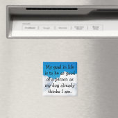 Aimant Mon chien pense que je suis génial ! (In Situ (Lave-vaisselle))