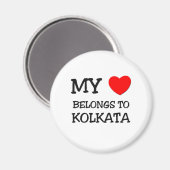 Aimant Mon coeur appartient à KOLKATA (Recto/Verso)
