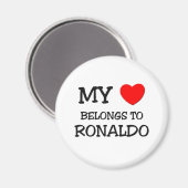 Aimant Mon coeur appartient à Ronaldo (Recto/Verso)