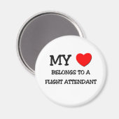 Aimant Mon Coeur Appartient À Un VISITEUR DE VOL (Recto/Verso)