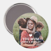 Aimant MON COEUR T'AIME Fête des MÈRES (Recto/Verso)