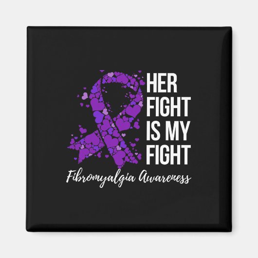 Aimant Mon combat contre la fibromyalgie 2 (Devant)
