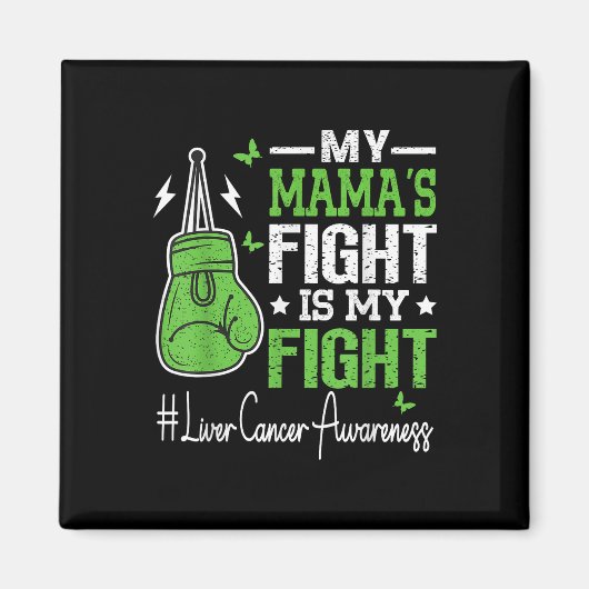 Aimant Mon combat Mamas est ma lutte Conscience du cancer (Devant)