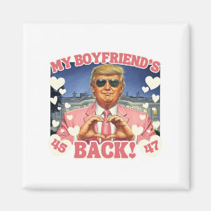 Aimant Mon Copain Trump Ck Saint-Valentin Rose 45 47