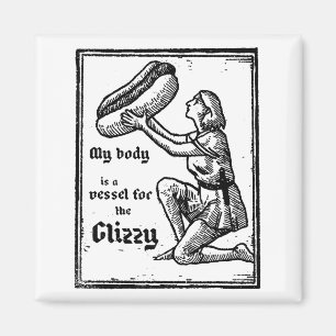 Aimant Mon corps est un vaisseau pour le Glizzy Hot Dog d