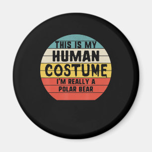 Aimant Mon Costume Humain Je Suis Vraiment Un Ours Polair