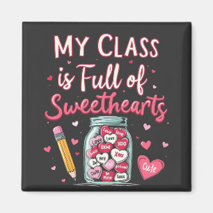 Aimant Mon cours est plein d'amour des arts Valentine Ens