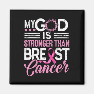 Aimant Mon Dieu Est Plus Fort Que Le Cancer Du Sein Ruban