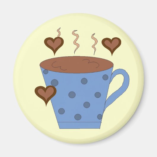 Aimant Mon doux café (Devant)