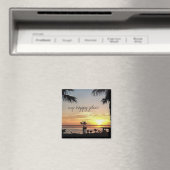 Aimant Mon endroit heureux Mexique (In Situ (Lave-vaisselle))