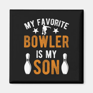 Aimant Mon Fils Bowling Papa D'Un Papa Bowler Bowling Pèr