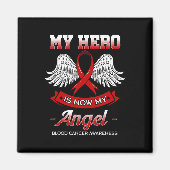 Aimant Mon Héros Est Maintenant Mon Ange Cancer Sang Canc (Devant)