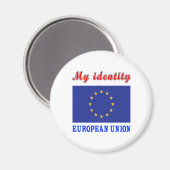 Aimant Mon identité Union européenne (Recto/Verso)