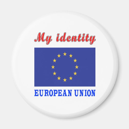 Aimant Mon identité Union européenne (Devant)