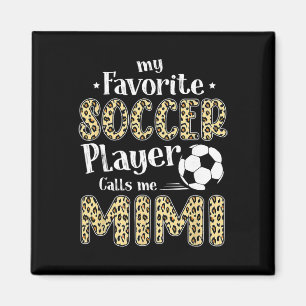 Aimant Mon Joueur De Football Favori M'appelle Mimi Léopa