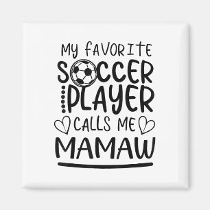 Aimant Mon Joueur De Football Préféré M'Appelle Mamaw