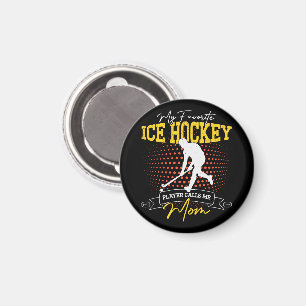 Aimant Mon Joueur De Hockey Sur Glace Préféré M'Appelle M
