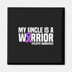 Aimant Mon oncle est un guerrier Purple Ribbon Epilepsie