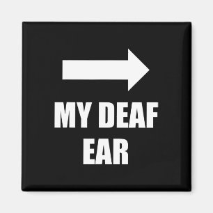 Aimant Mon Oreille Gauche Sourde Oreille Est Sourde Sensi
