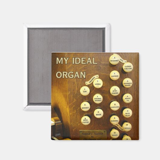 Aimant Mon organe idéal (Recto/Verso)