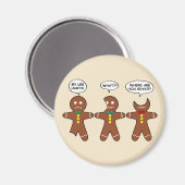 Aimant Mon pain d'épices ma jambe fait mal à l'Humour (Recto/Verso)