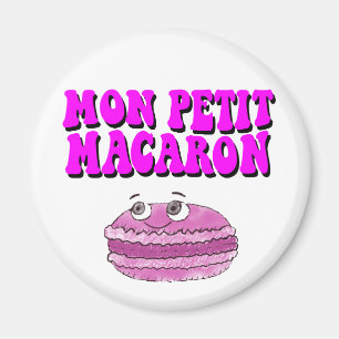 Aimant Mon Petit Macaron Texte Super rétro