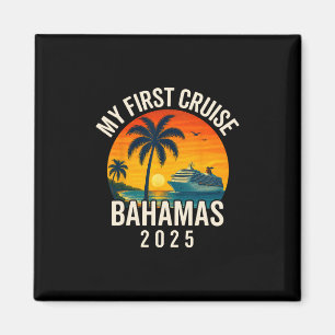 Aimant Mon premier croisière Hamas 2025 Souvenir de vacan