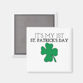 Aimant Mon premier graphique de la Saint-Patrick (Recto/Verso)