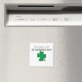 Aimant Mon premier graphique de la Saint-Patrick (In Situ (Lave-vaisselle))