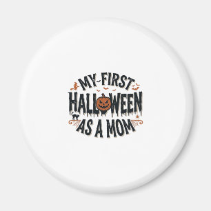 Aimant Mon premier Halloween en tant que maman Vintage Ha