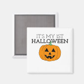 Aimant Mon premier Halloween Mon premier Citrouille Hallo (Recto/Verso)