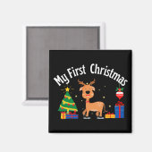 Aimant Mon premier Noël (Recto/Verso)