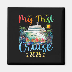 Aimant Mon premier voyage de croisière 2025 pour enfants 