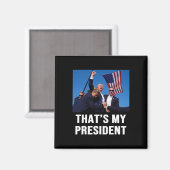 Aimant Mon président Trump 2024 (Recto/Verso)