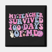 Aimant Mon Professeur A Survécu 100 Jours De Moi Disco Su (Devant)