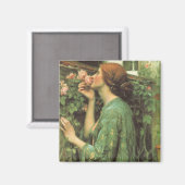 Aimant Mon Rose doux, ou Âme du Rose par Waterhouse (Recto/Verso)