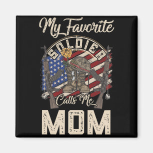 Aimant Mon Soldat Préféré M'Appelle Maman Fière Milit