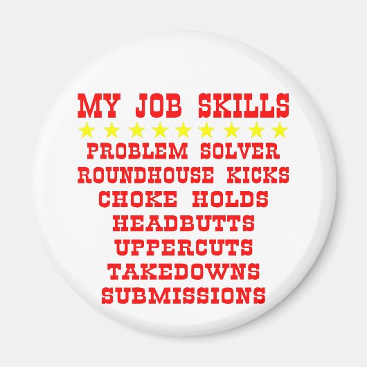 Aimant Mon travail Compétences Problème Le Solveur Lance  (Devant)