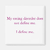 Aimant Mon trouble alimentaire ne me définit pas. (Devant)