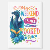 Aimant Mon Week-End Est Réservé (Recto)