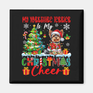 Aimant Mon Yorkshire Terrier est ma joie de Noël Funny Sa