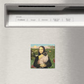 Aimant Mona Lisa - Chat siamois Seal Point (In Situ (Lave-vaisselle))